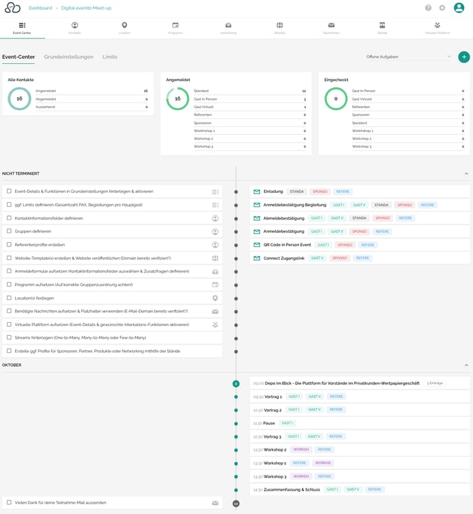 Übersicht Event-Center2