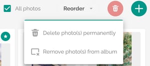 Add photos and create albums10