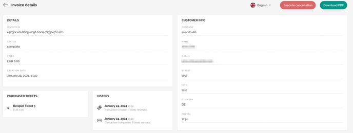 Cursor_und_Invoice_details_-_Invoices_-_Tickets_-_Ticketing_Schulung_Malina_-_Dashboard_-_evenito