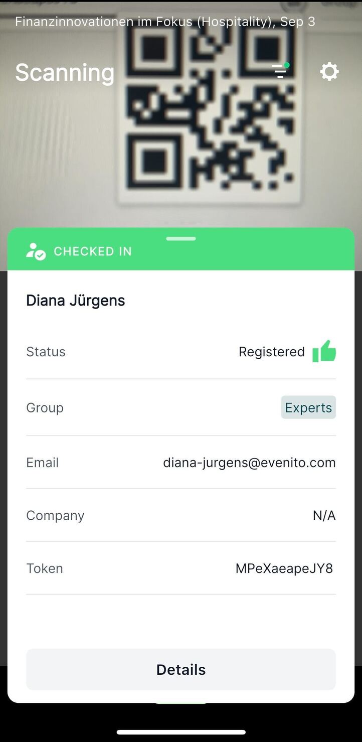 Using the Check-in app
