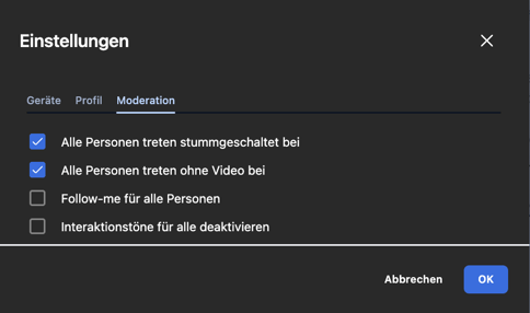 Wie lege ich einen Moderator für Many-to-Many oder Few-to-Many fest?4